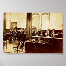 sala de clase elemental de los 1870s impresiones
