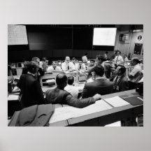 Sala de control de las operaciones de misión de Ap Posters
