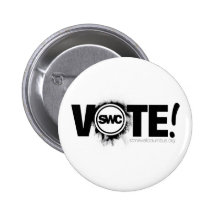 Salga del botón del voto pins