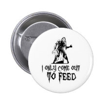 Salgo solamente alimentar al zombi pins