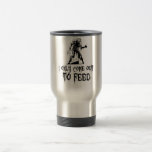 Salgo solamente alimentar al zombi taza de café
