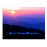 Salida del sol de Great Smoky Mountains Tarjetas Postales