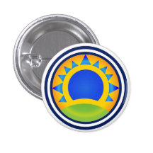 Salida del sol de la samba - botón pins