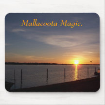 salida del sol del mallacoota, magia de Mallacoota Alfombrillas De Ratones