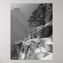 Salida del sol en el punto del glaciar poster