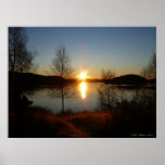 salida del sol noruega poster