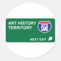 Salida siguiente de la historia de arte etiqueta