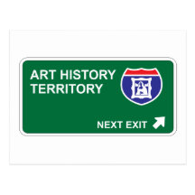 Salida siguiente de la historia de arte tarjetas postales