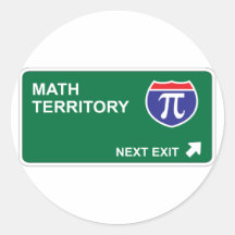Salida siguiente de la matemáticas pegatinas  