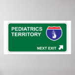 Salida siguiente de la pediatría posters