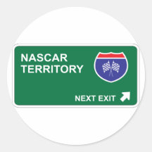 Salida siguiente de NASCAR Etiqueta