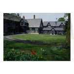 Salmesbury Pasillo, mansión isabelina, Preston, La Tarjeton