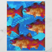 SALMONES DE LOS PESCADOS TARJETONES