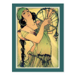 Salome por el arte Nouveau del ~ de Alfonso Mucha Tarjetas Postales