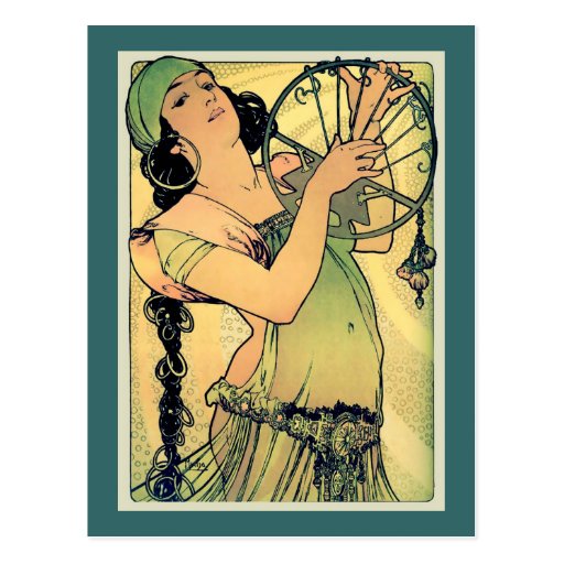 Salome por el arte Nouveau del ~ de Alfonso Mucha Tarjetas Postales
