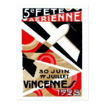 Salón aeronáutico 1928 de París Tarjetas Postales