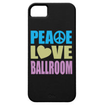 Salón de baile del amor de la paz iPhone 5 protector