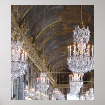 Salón de baile magnífico, palacio de Versalles Posters