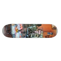 Salón de pelo patineta personalizada