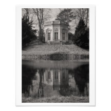 Salón de té del belvedere en negro y blanco impresiones fotograficas