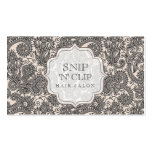 Salón indio del estilista de Paisley del vintage Plantillas De Tarjeta De Negocio