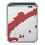 Salpicadura de la sangre funda para iPads