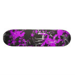 Salpicadura púrpura de la pintura patinetas personalizadas