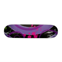 Salpicadura púrpura patines 