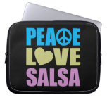 Salsa del amor de la paz fundas computadoras