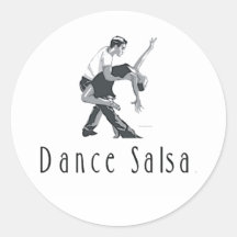 Salsa SUPERIOR de la danza Etiqueta