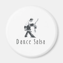 Salsa SUPERIOR de la danza Imán De Frigorífico