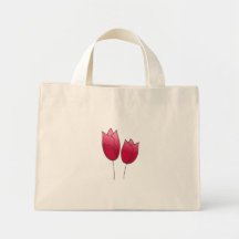 Saltan los tulipanes bolsa de mano