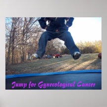 Salte para el cáncer ginecológico poster