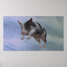 Salto del cerdo poster