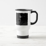 SALTO ESQUELÉTICO B&W DE LA ALEGRÍA DE LA RADIOGRA TAZA DE CAFÉ