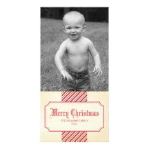 Saludo de la foto del navidad de los Lovebirds Tarjeta Fotográfica Personalizada