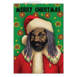¡Saludo de Santa del africano! Tarjeta