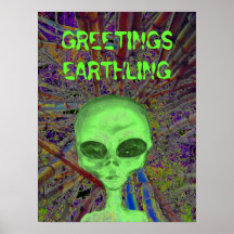 Saludo extranjero poster