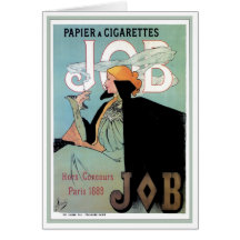 SALUDO FRANCÉS DEL CIGARRILLO POSTERART DE LA PUBL FELICITACIONES