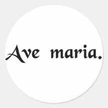Saludo Maria Pegatina