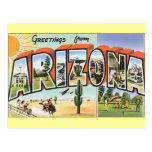 Saludos de Arizona Tarjetas Postales