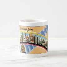 Saludos de Beantown Boston Tazas De Café