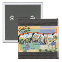 Saludos de Colorado, vintage Pins