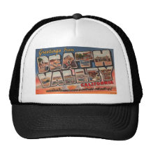 ¡Saludos de DEATH VALLEY! Gorras De Camionero