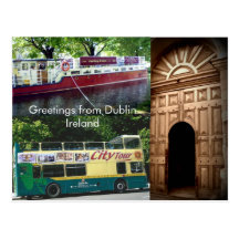 Saludos de Dublín, Irlanda Postales