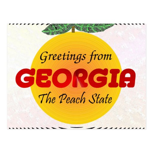 Saludos de Georgia Tarjetas Postales