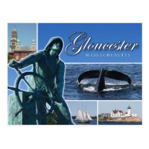 Saludos de Gloucester, mA Tarjetas Postales
