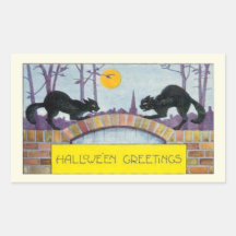 Saludos de Hallowe'en Etiquetas