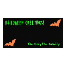 Saludos de Halloween Tarjeta Personal Con Foto