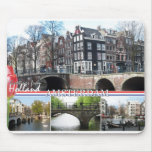 Saludos de Holanda Amsterdam Mousepad
